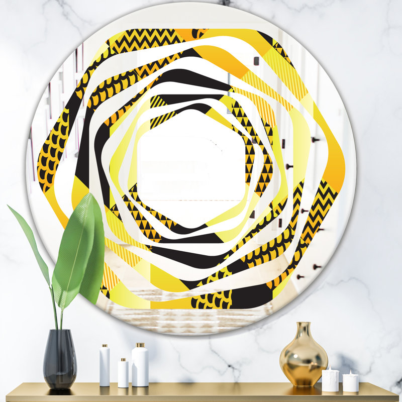 Miroir mural Whirl, 31,5 po x 31,5 po