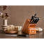 Classic Ikon Eight Piece Block Set, Acacia