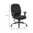 Piny Rolling Oversized Swivel Chair, Adjustable, Black, 400Lbs
