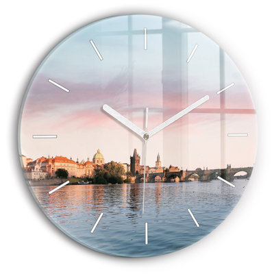 Glass Wall Clock