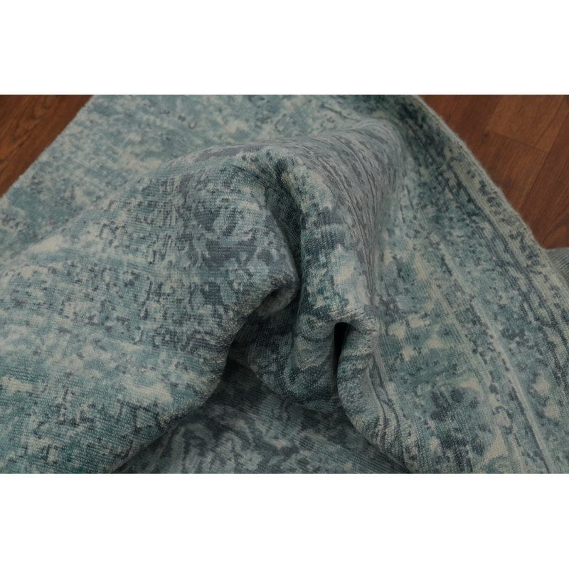 Tapis transitionnel fait à la main de taille Oushak 5 x 8