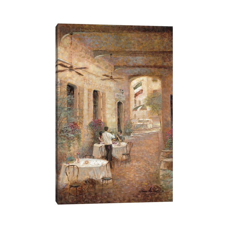 Romantic Hideaway, 26" H x 18" W x 1.5" D, No Matte, Wrapped Canvas