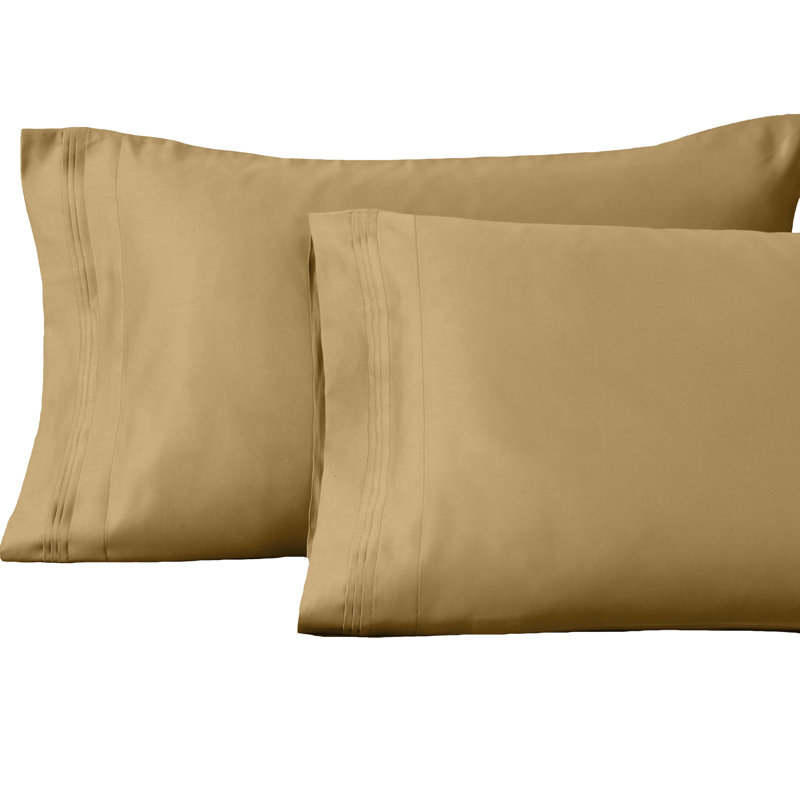 Tipton 1500 Thread Count Certified Egyptian Cotton Ultra-Luxury Pillowcase, Standard, Platinum