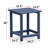 Folding Outdoor Adirondack Chair Set Of 2 And Table Set