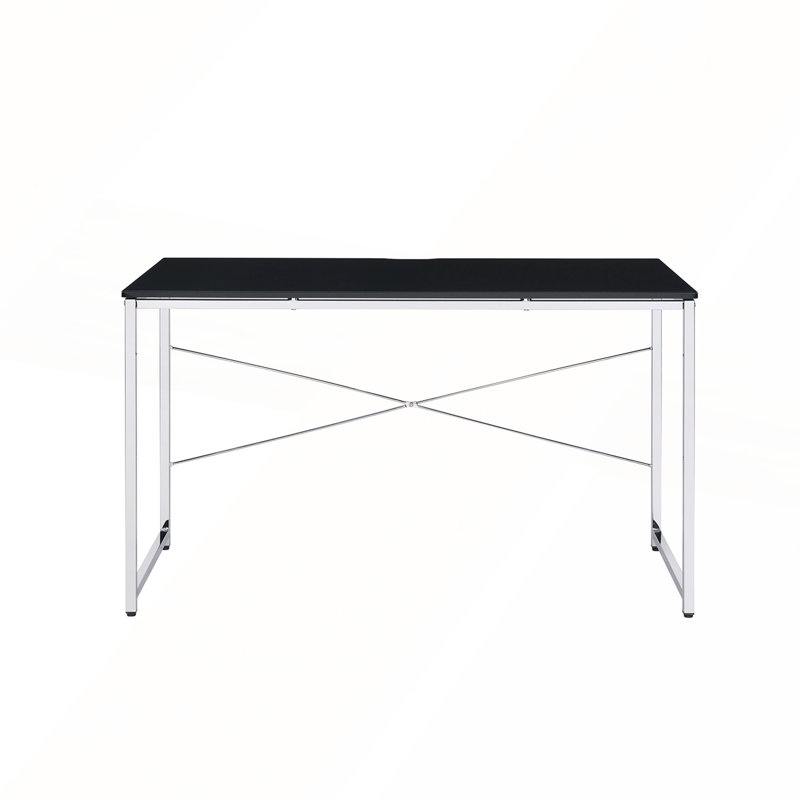 Bureau rectangulaire avec structure en métal