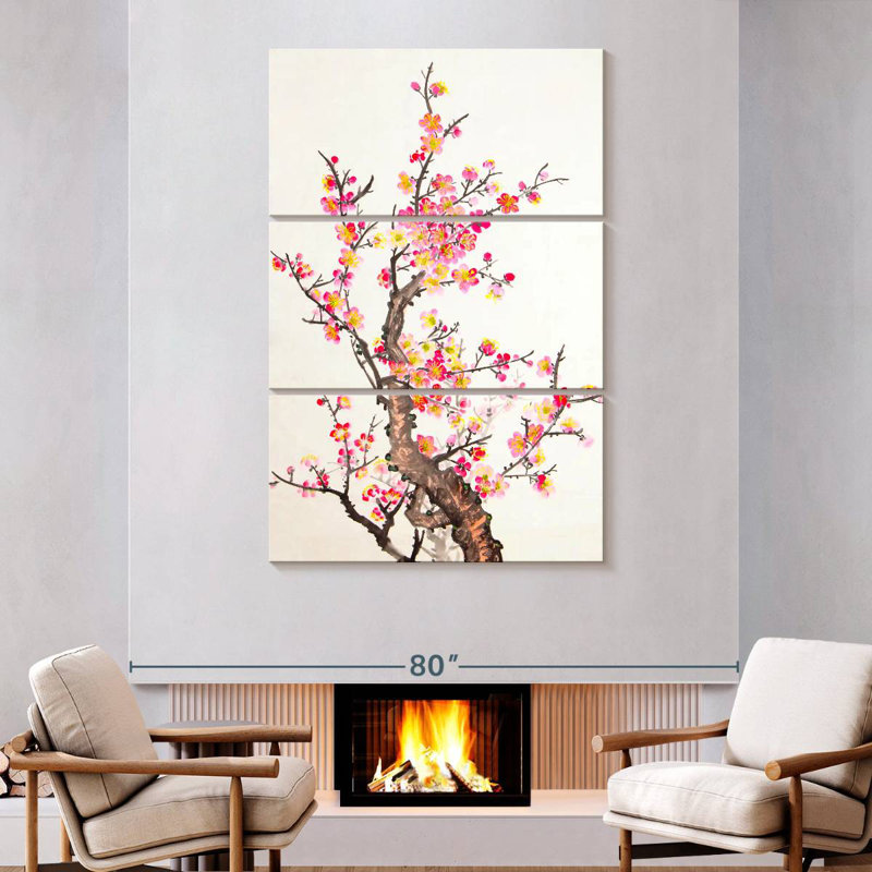 Harnek Plum Tree, 74" H x 48" W