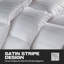 NightComfort Feels Like Down Summer Cool 3 Tog Duvet Microfibre Satin Stripe Quilt-87602472