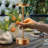 Rechargeable Cordless Led Table Lamp - 3 Colour Stepless Dimming, Memory Function, Ip54 Waterproof, 5000Mah Battery Operated Portable Light For Outdoor, Indoor, Camping, Restaurant, Patio