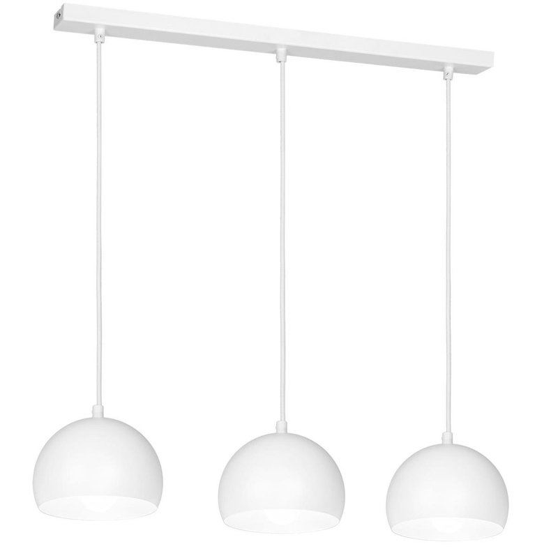 Maryam 3 - Light White Kitchen Island Pendant