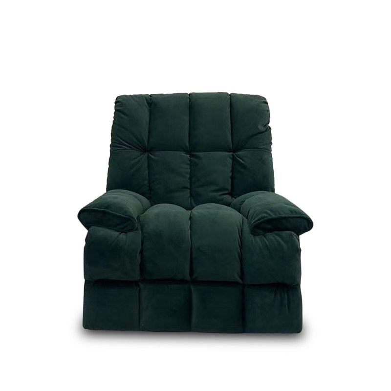 96cm Wide Swivel Standard Recliner, Green
