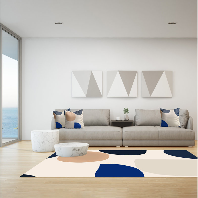 Fosca Abstract Area Rug, Rectangle 155 x 230cm