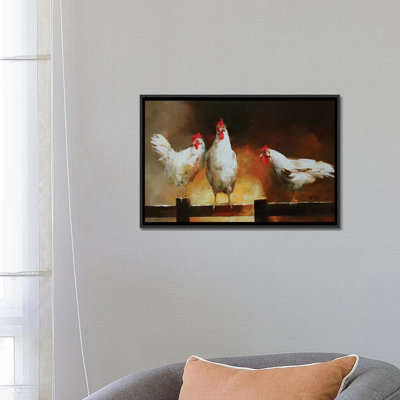 « poulet ii », reproduction sur toile