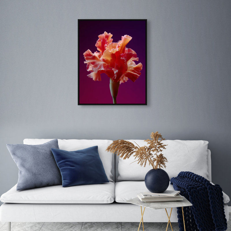 Taffeta Twilight I Print by Oliver Gal, 21"H x 25"W, Black Floater Frame
