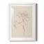 Floral Contour Study I Premium encadré mat - prêt à être accroché-2101077837-2101077836