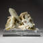 Quartz avec calcite de Chifeng, Mongolie intérieure, Chine