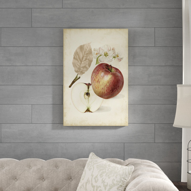 «Harvest Apples II», peinture sur toile, H 30 po x l 20 po