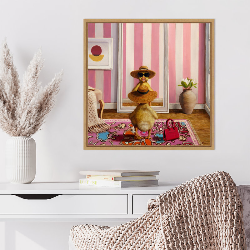 «Hello Gorgeous» par Keyonia, reproduction d'art sur toile encadrée, H 22 po x l 22 po