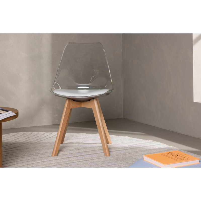 Proctorsville 46cm H Polyester Upholstered Side Chair in Brown