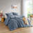 Kyla Double Diamond Quilted Fluffy Comforter Set-101517315-101517319
