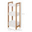 Bamboo Freestanding Bathroom Shelves