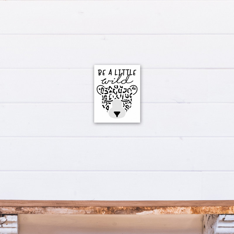 Art sur toile little wild leopard Mader, H 10 po x l 8 po x P 1,25 po, Toile tendue