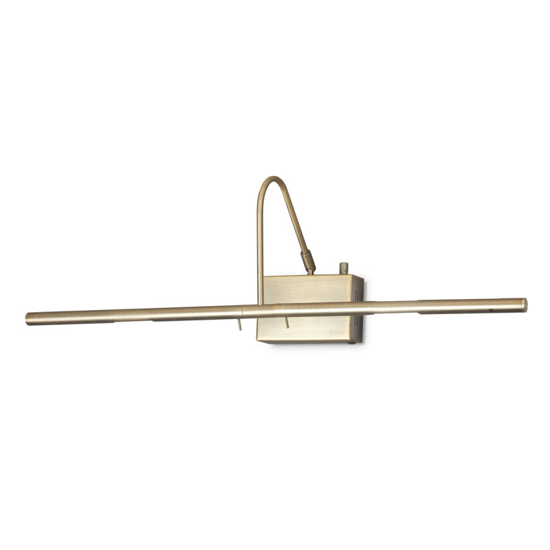Hardwired Picture Light, Antique brass