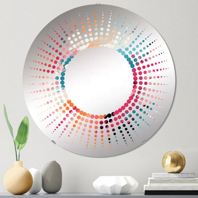 Miroir mural oval
