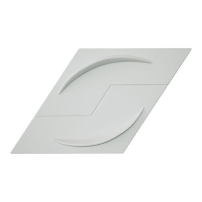Endurathane Wish 3D Wall Panel, 13"W x 7 1/8"H, Factory Primed