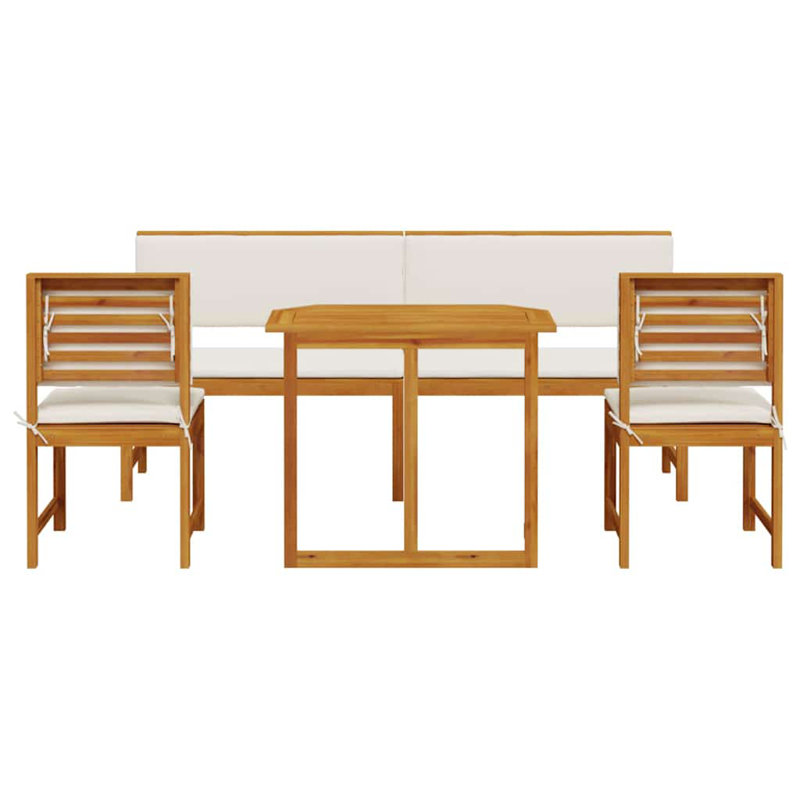 Ensemble bistro 5 pièces vidaXL Garden, Beige