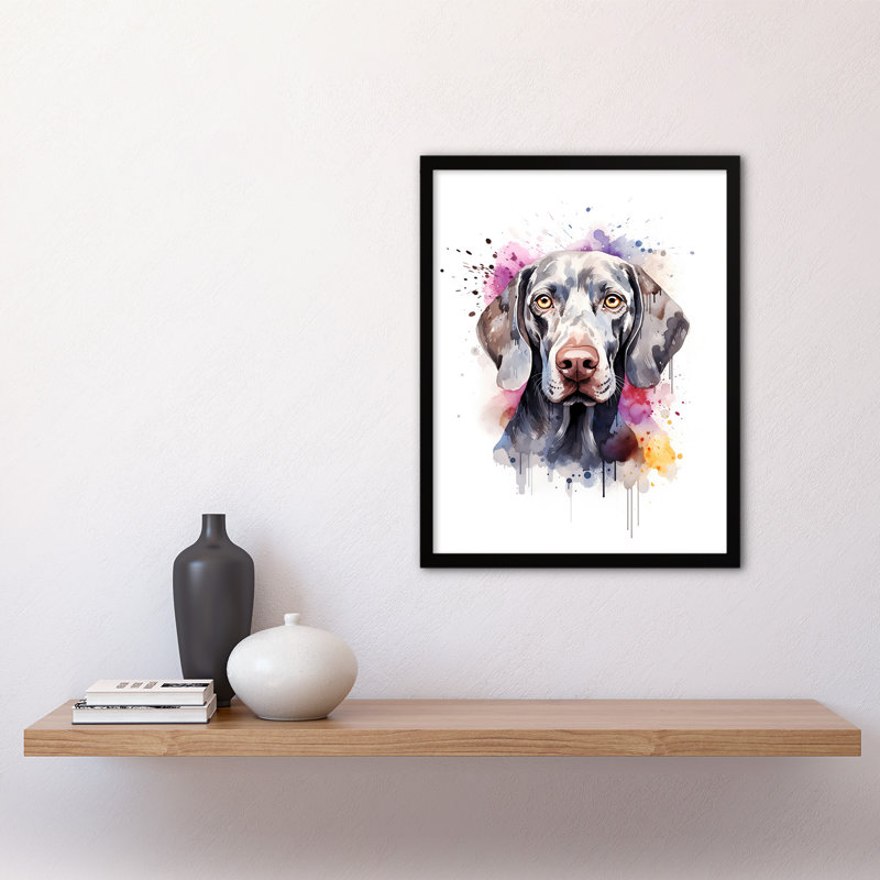Weimaraner - Single Picture Frame Print