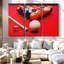 «Table de billard», 3 pièces sur toile-98562828