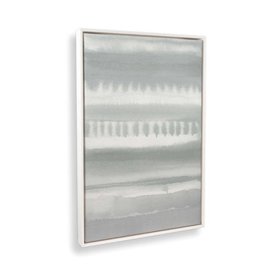 Soft Gradient Stripes I Wrapped Canvas