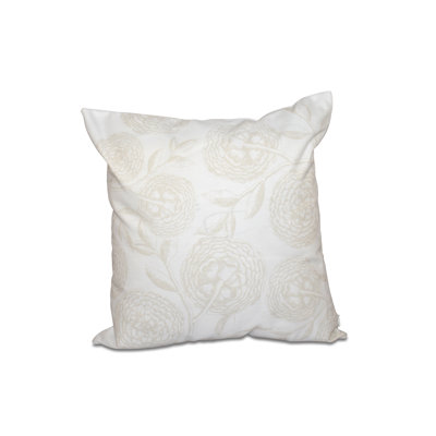 Botanical Blooms Floral Reversible Throw Pillow