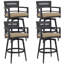 Tabourets de bar pivotants d'extérieur haut de gamme en aluminium avec coussin Sunbrella®-123417632-130915330