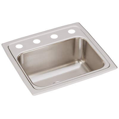 Lustertone 17" L x 16" W Drop-In Kitchen Sink