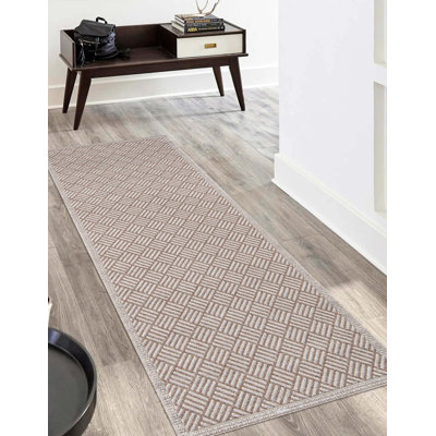 Tapis brun clair Salena