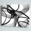 «Abstract Poetry in Black and White 100» par Irena Orlov, art mural moderne sur toile-119395155-23047866-35921763