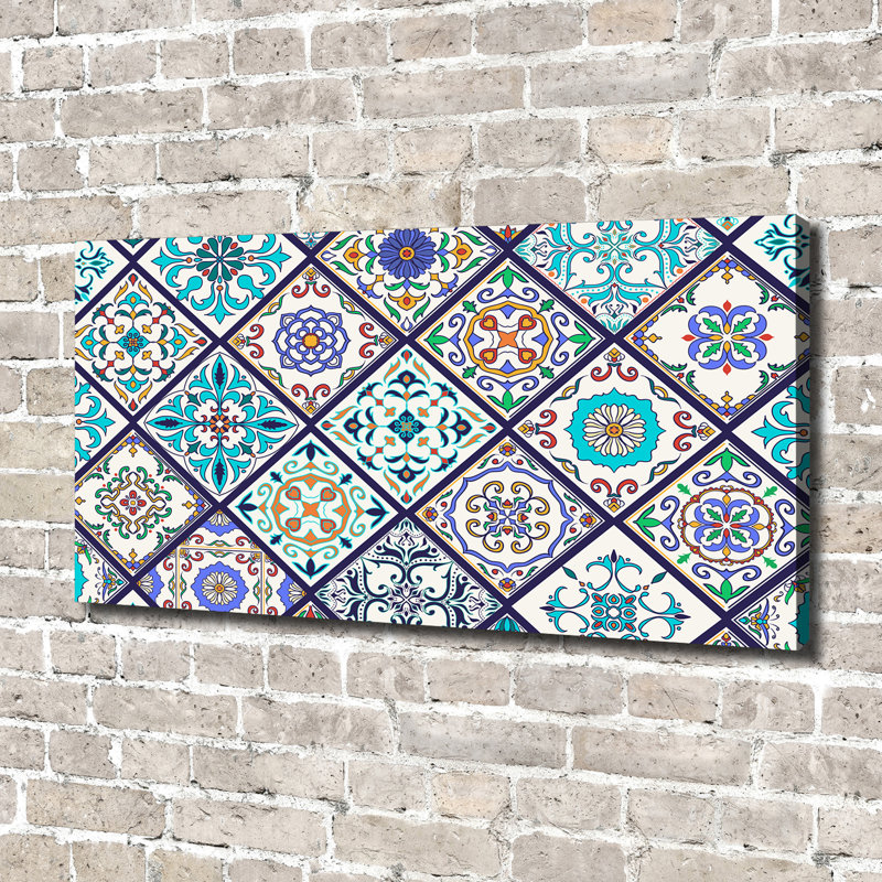 Ceramic Tiles - Wrapped Canvas Print