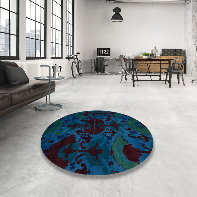 Tapis abstrait moderne 5413, Rond 5 pi