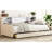 Twin Size Upholstered Platform Bed With Storage- Soft Velvet Fabric, Comfortable Headboard, Spacious Drawers For Extra Bedding And Clothing Headboard Side , Convenient-538535065