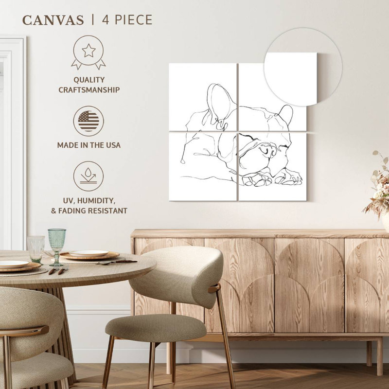 Bouledogue français Brampt Contour I, H 18 po x l 18 po