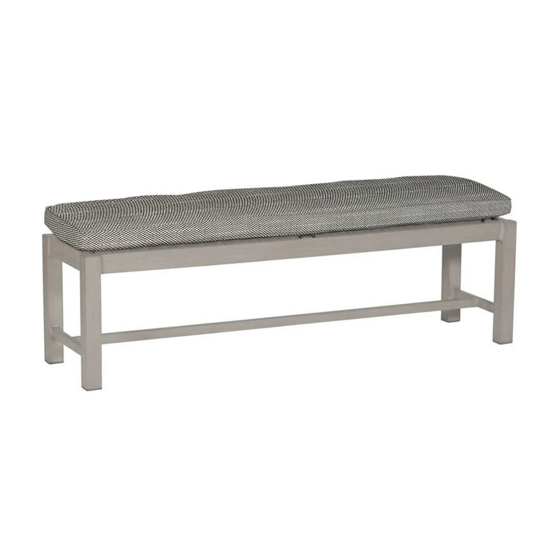 Banc en aluminium 60 po Club - Huître, Huître, InsideOut® Rollo ‑ lin argent, Welt