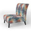 Fauteuil de chambre rembourré moderne et contemporain Heart Meded Meditation Mediation