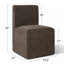 Chaises d'appoint de salle à manger avec sièges rembourrés Modern Linen-132492498