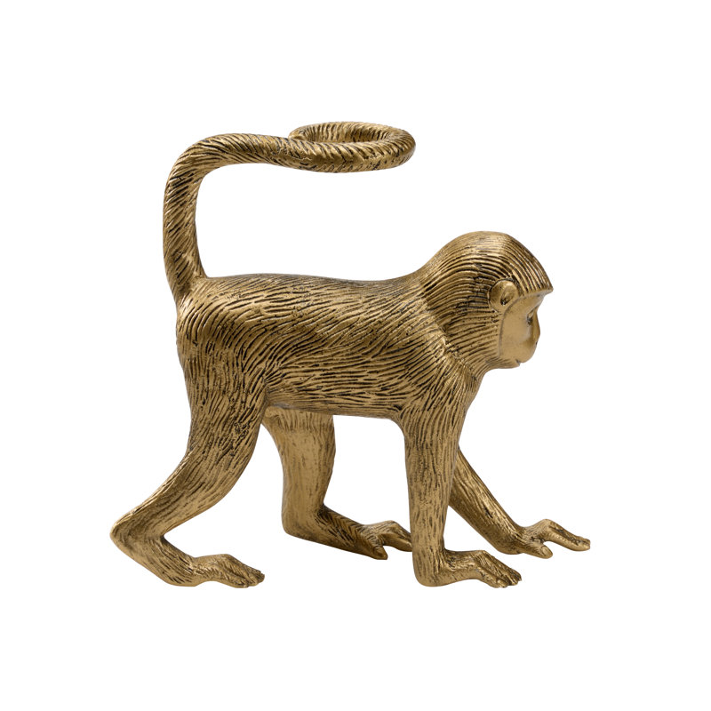 Figurine de singe, Gauche
