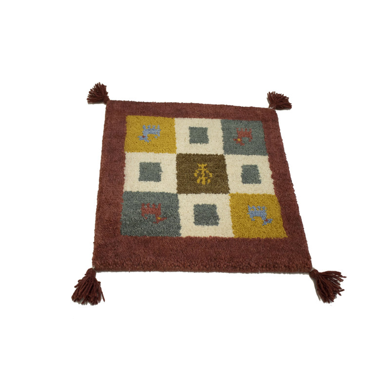 Almin Performance Wool Checkered Indoor Rug
