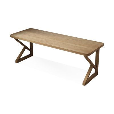 Bureaux rectangulaires en bois massif Burlywood
