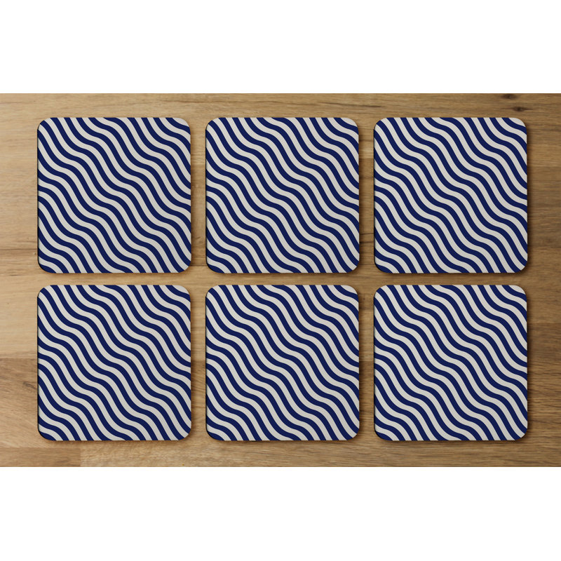 Square 6 Piece Coaster Set