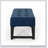 Navy  Ottoman Simple design, comfortable and durable, multi-functional bench