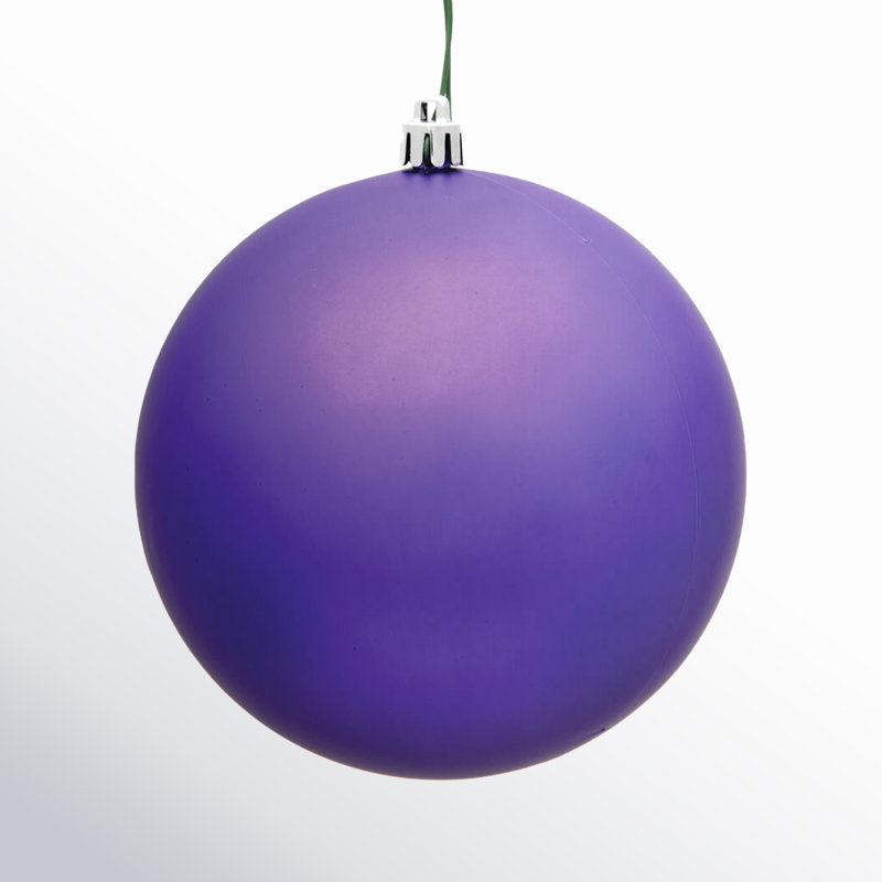 Décoration de boule décorative des Fêtes, Mauve mat